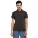 Collar Plain Half T-Shirt Dark Grey Collar Plain Half T-Shirt Dark Grey
