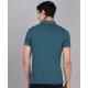 Collar Plain Half T-Shirt Deep Teal Collar Plain Half T-Shirt Deep Teal