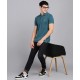 Collar Plain Half T-Shirt Deep Teal Collar Plain Half T-Shirt Deep Teal