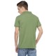 Collar Plain Half T-Shirt Green Collar Plain Half T-Shirt Green