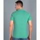 Collar Plain Half T-Shirt Jungle Green Collar Plain Half T-Shirt Jungle Green