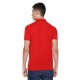 Collar Plain Half T-Shirt Red Collar Plain Half T-Shirt Red