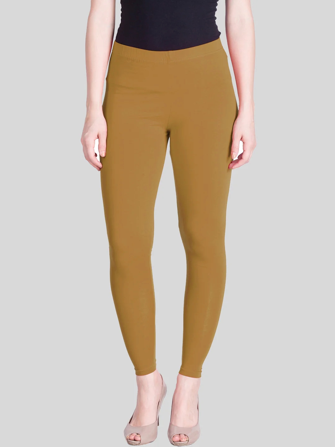 Wheat Beige Ankle Length Leggings Wheat Beige Ankle Length Leggings