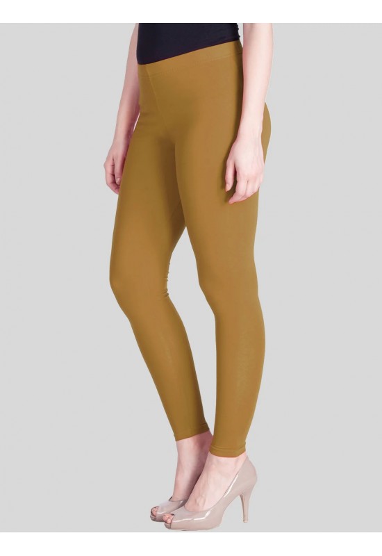 Wheat Beige Ankle Length Leggings Wheat Beige Ankle Length Leggings