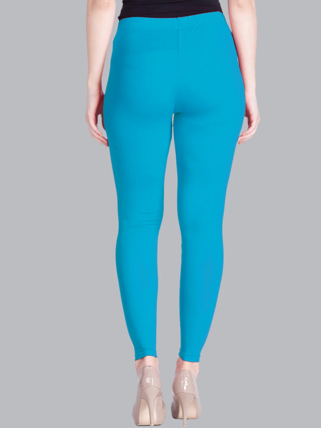 Blue Aqua Marina Green Ankle Length Leggings