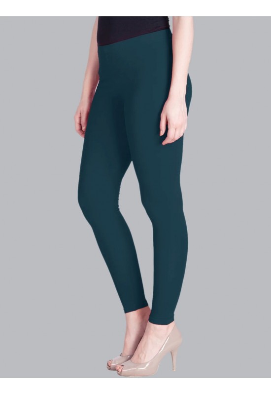 Pine Blue Green Ankle Length Leggings Pine Blue Green Ankle Length Leggings
