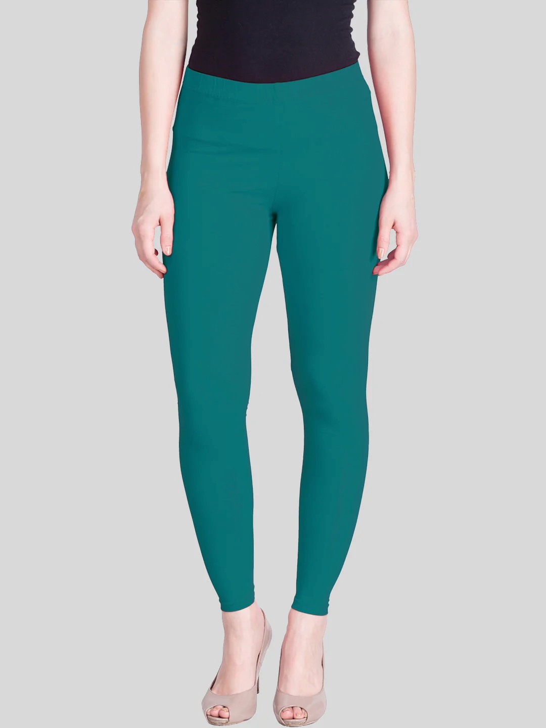 Blue Sea Green Ankle Length Leggings Blue Sea Green Ankle Length Leggings