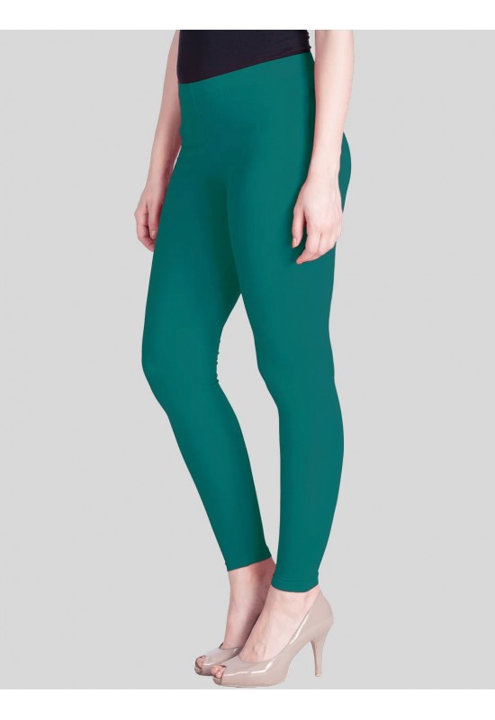 Peacock Blue Ankle Length Leggings Peacock Blue Ankle Length Leggings