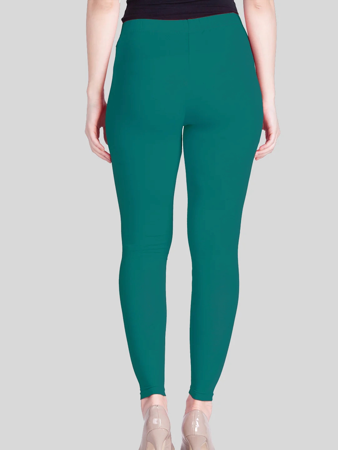 Peacock Blue Ankle Length Leggings Peacock Blue Ankle Length Leggings