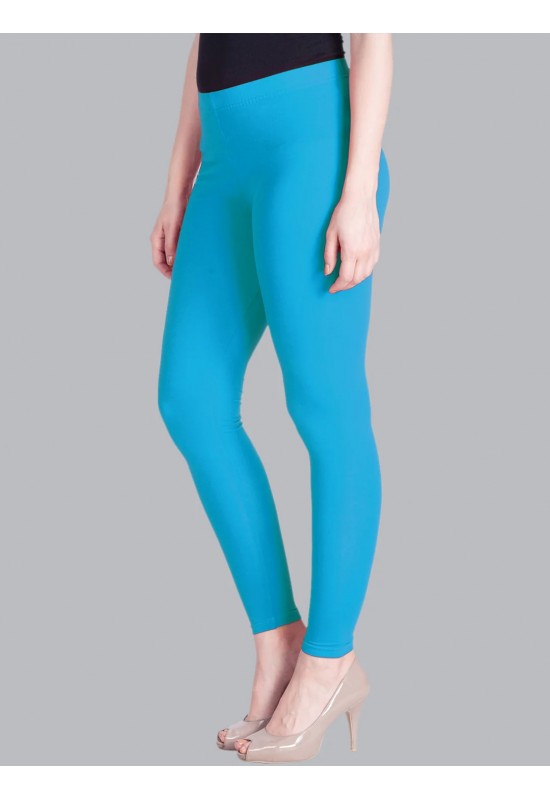 Sapphire Blue Ankle Length Leggings Sapphire Blue Ankle Length Leggings