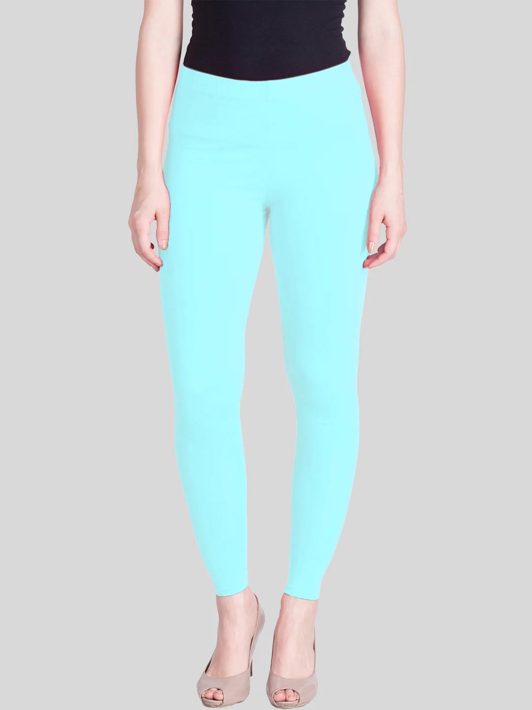 Sky Blue Ankle Length Leggings Sky Blue Ankle Length Leggings