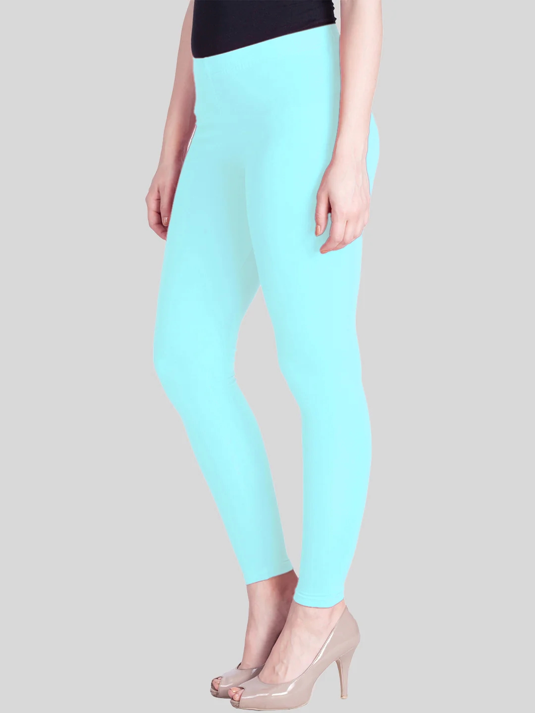 Sky Blue Ankle Length Leggings Sky Blue Ankle Length Leggings