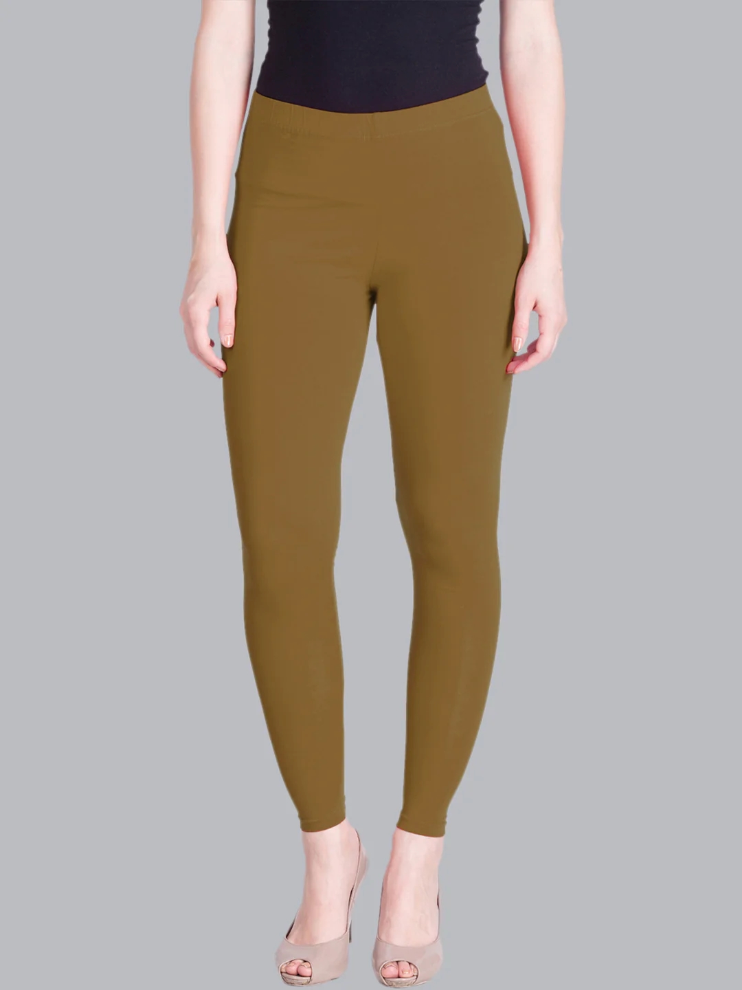 Peanut Brown Ankle Length Leggings Peanut Brown Ankle Length Leggings
