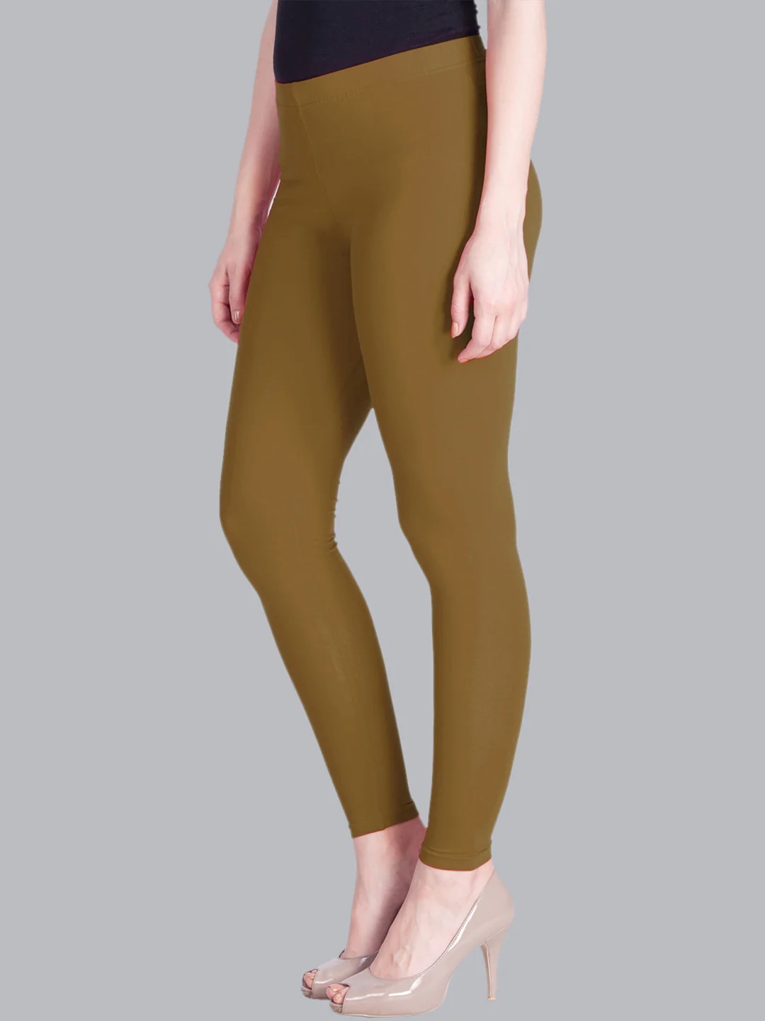 Peanut Brown Ankle Length Leggings Peanut Brown Ankle Length Leggings