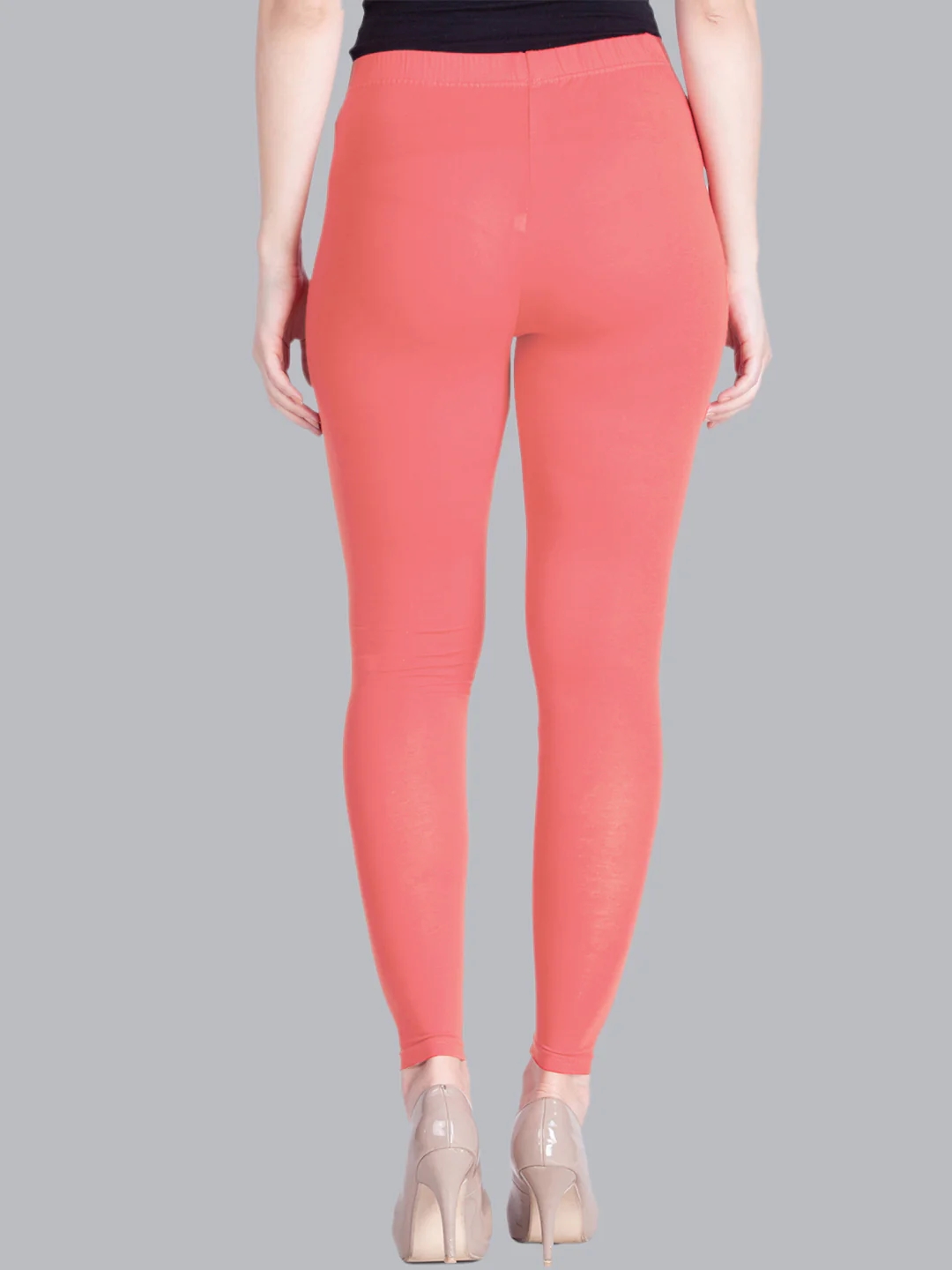Blush Coral Ankle Length Leggings