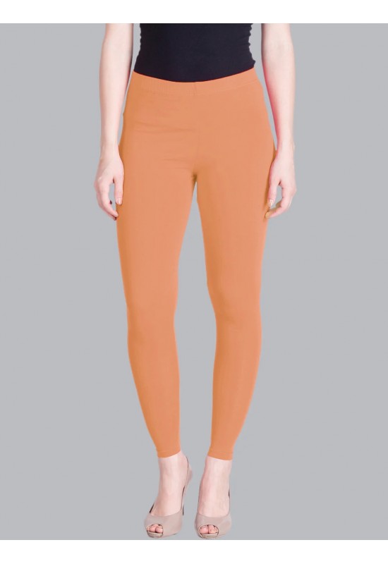 Papaya Coral Ankle Length Leggings