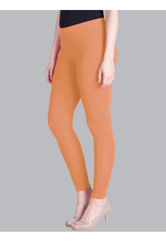 Papaya Coral Ankle Length Leggings Papaya Coral Ankle Length Leggings