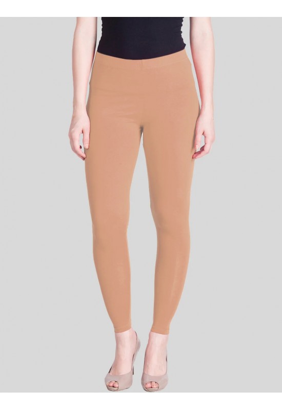 Peach Coral Ankle Length Leggings