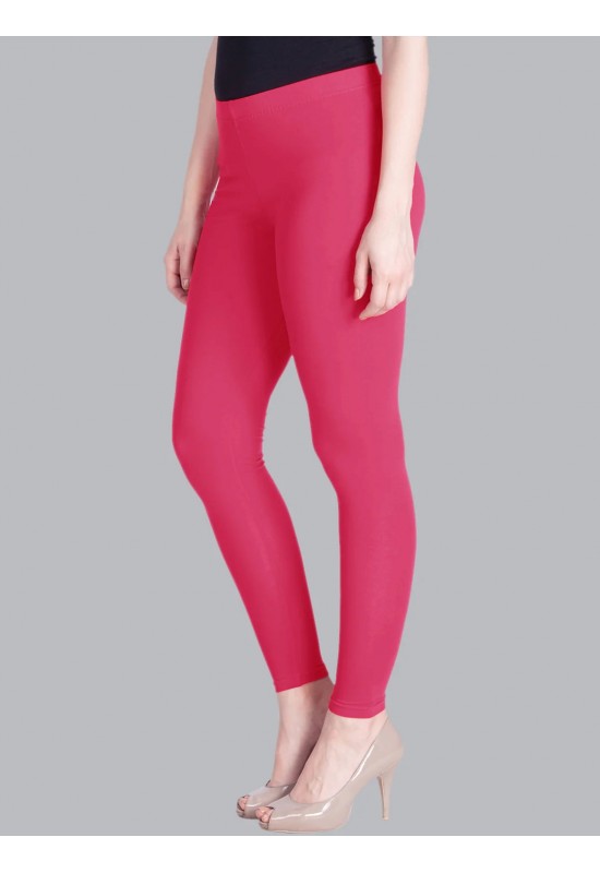 Pumpkin Coral Ankle Length Leggings Pumpkin Coral Ankle Length Leggings