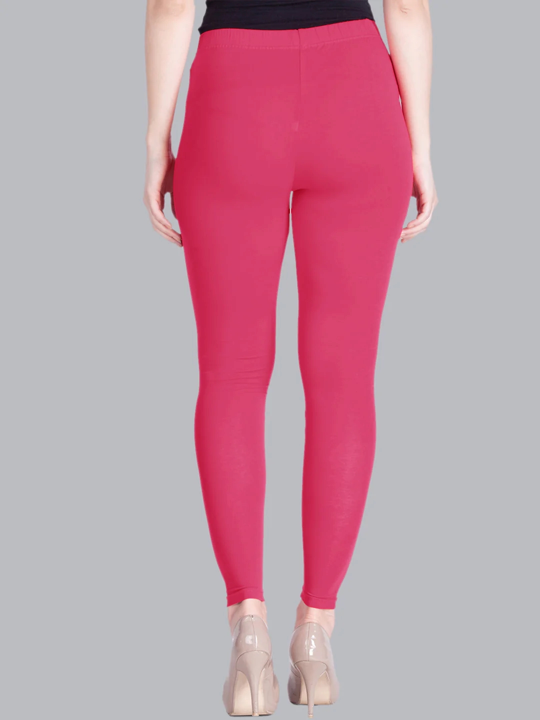 Pumpkin Coral Ankle Length Leggings Pumpkin Coral Ankle Length Leggings