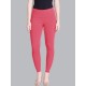 Tender Peach Coral Ankle Length Leggings Tender Peach Coral Ankle Length Leggings