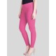 Romantic Rani Dark Pink Ankle Length Leggings Romantic Rani Dark Pink Ankle Length Leggings