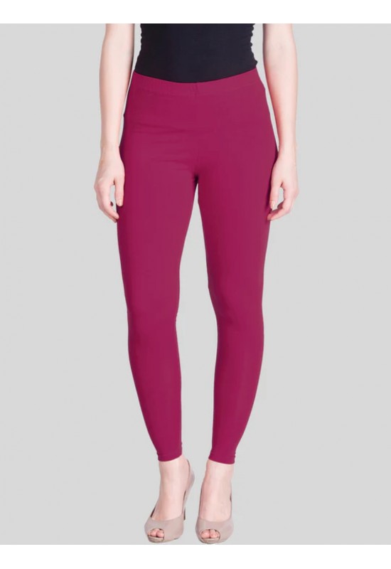 Queen Lyra Dark Pink Ankle Length Leggings