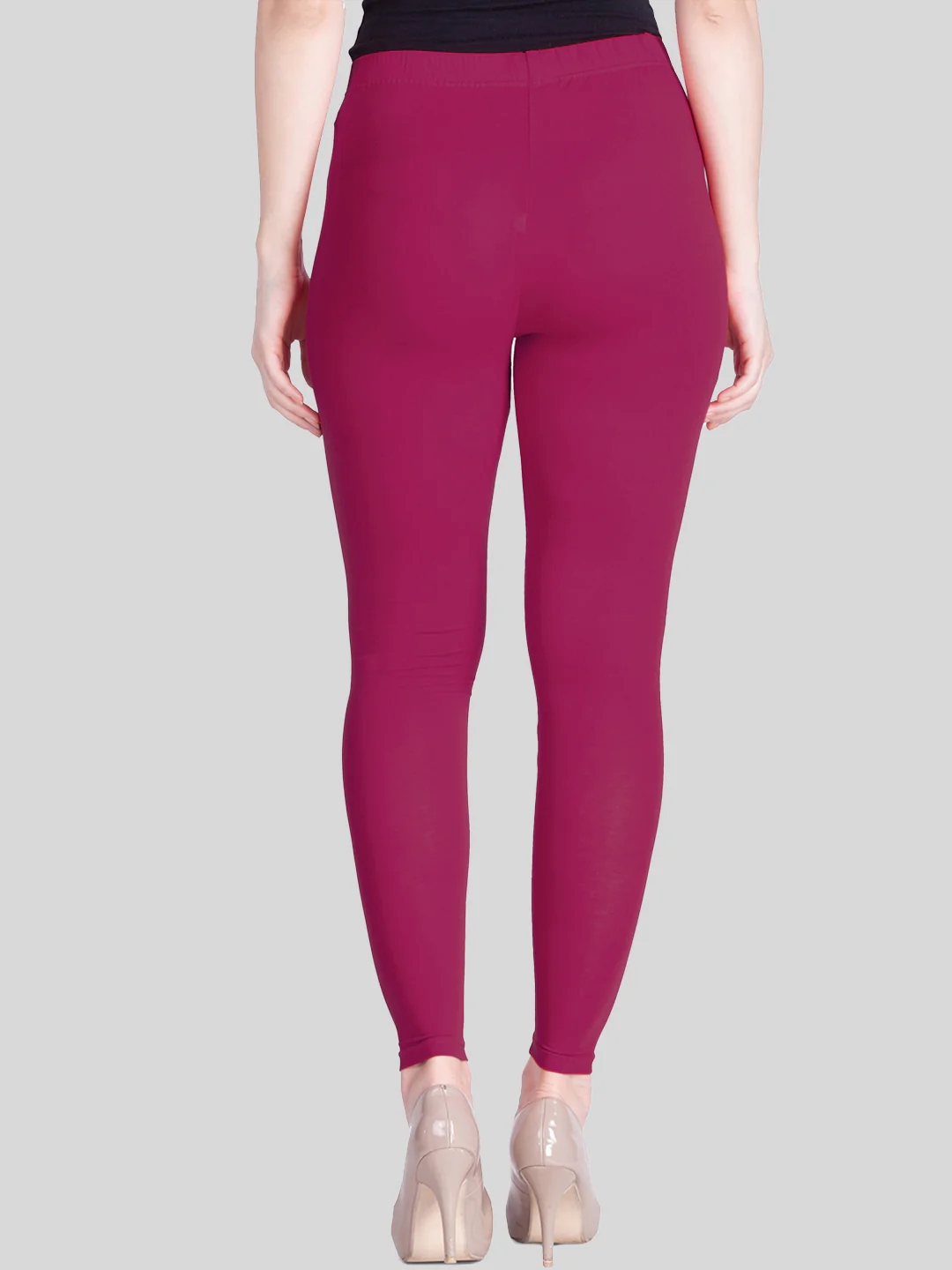 Queen Lyra Dark Pink Ankle Length Leggings Queen Lyra Dark Pink Ankle Length Leggings