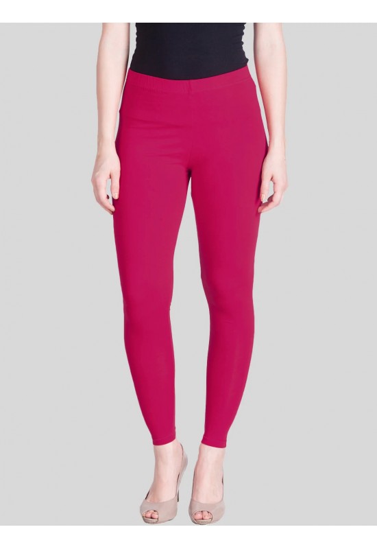 True Rani Dark Pink Ankle Length Leggings