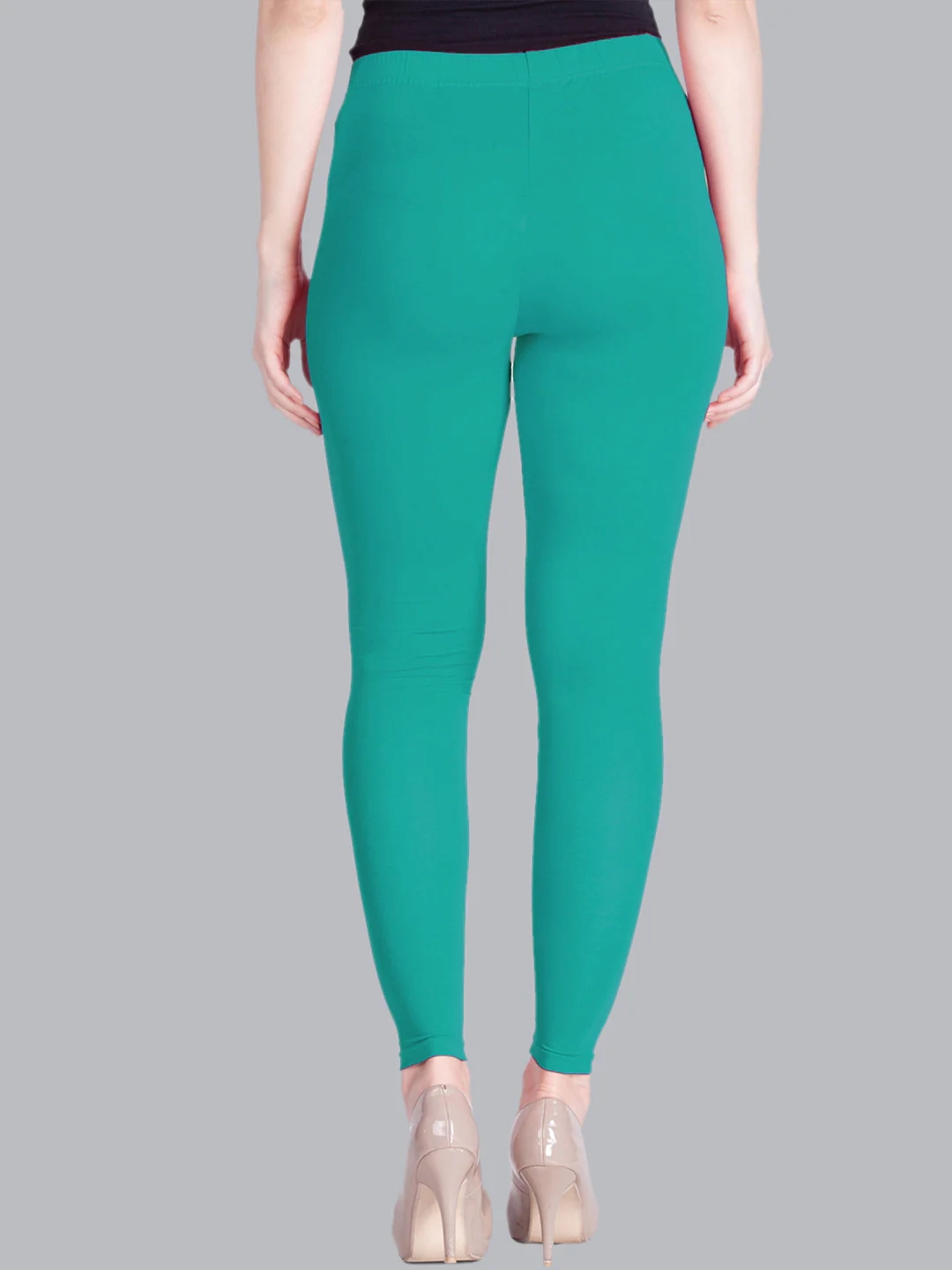 Aqua Green Ankle Length Leggings Aqua Green Ankle Length Leggings