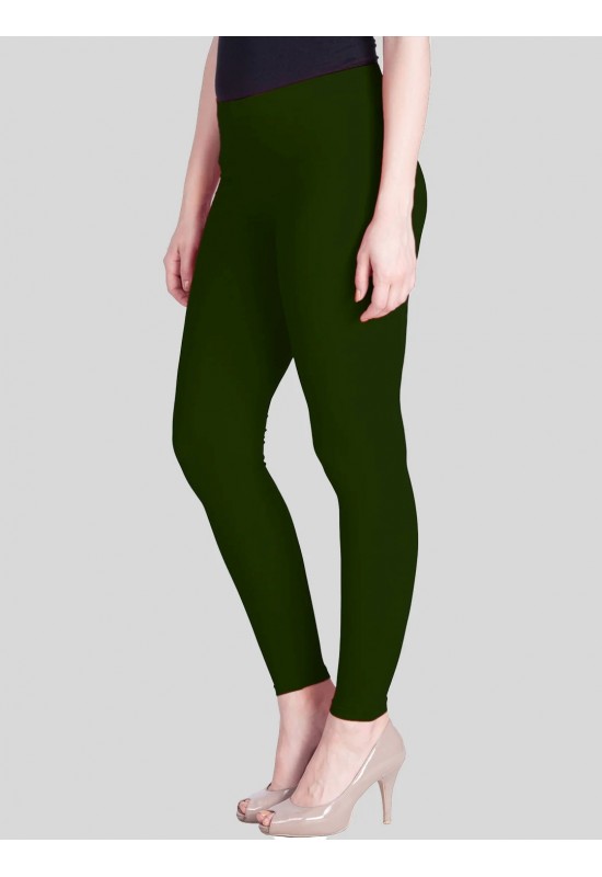 Bottle Green Ankle Length Leggings Bottle Green Ankle Length Leggings