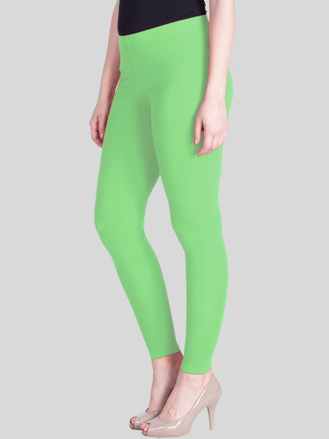 Pista Green Ankle Length Leggings Pista Green Ankle Length Leggings
