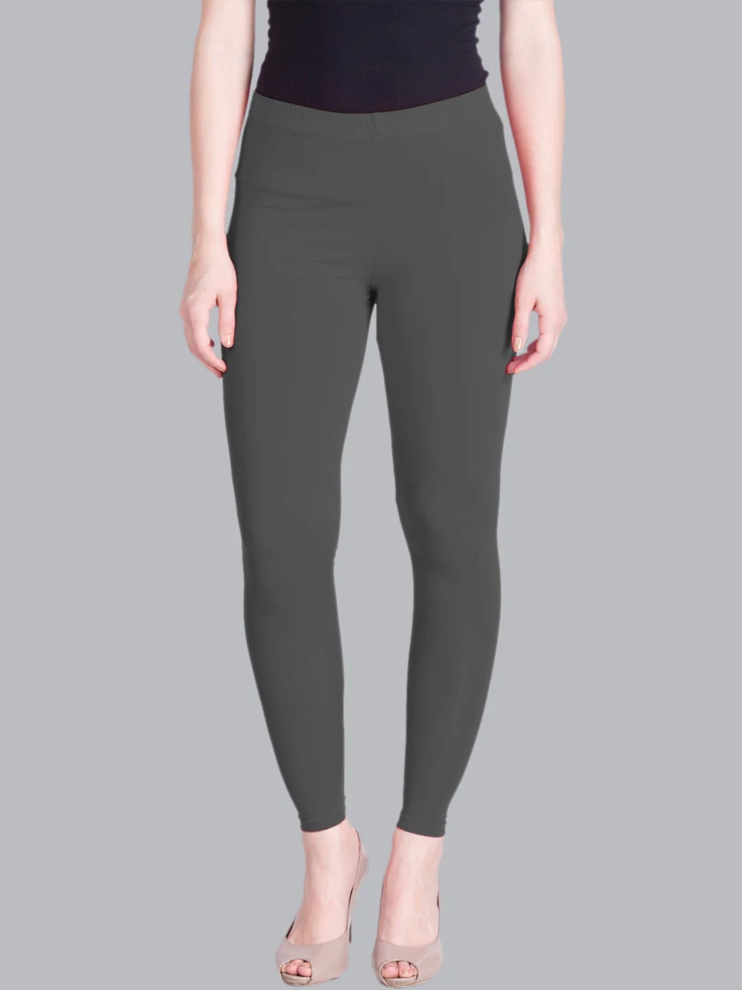 Smoke Grey Ankle Length Leggings Smoke Grey Ankle Length Leggings