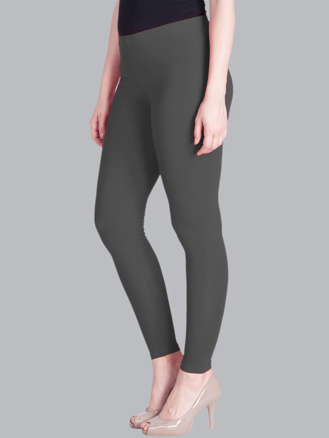 Smoke Grey Ankle Length Leggings Smoke Grey Ankle Length Leggings