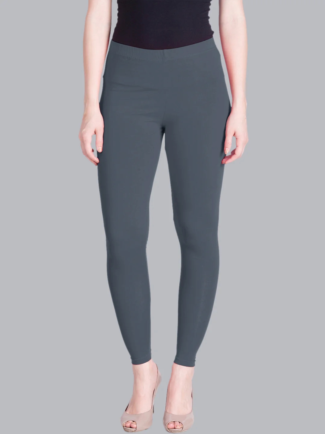 Stone Grey Ankle Length Leggings Stone Grey Ankle Length Leggings