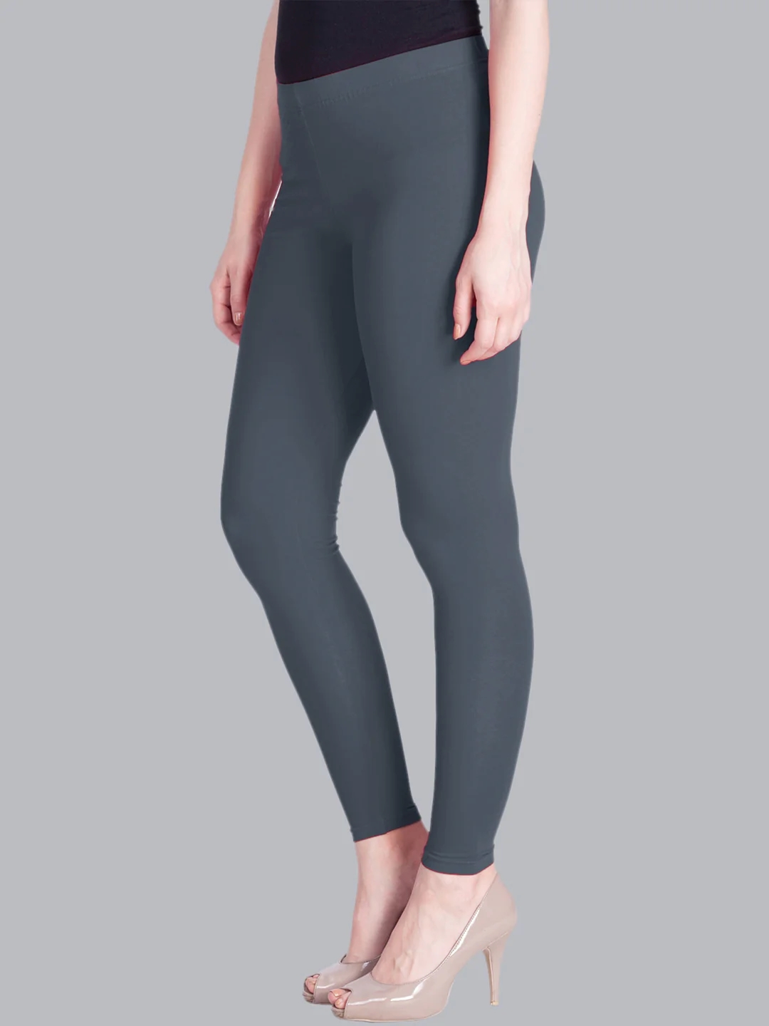 Stone Grey Ankle Length Leggings Stone Grey Ankle Length Leggings