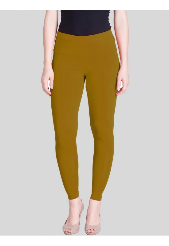 Tawny Olive Ankle Length Leggings