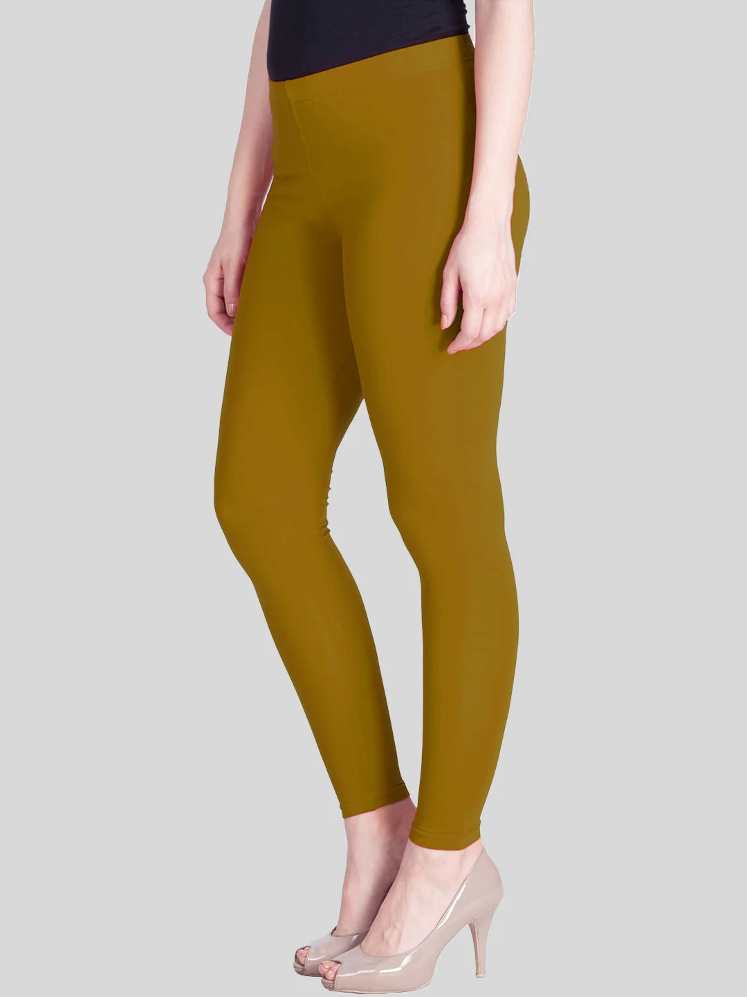 Tawny Olive Ankle Length Leggings