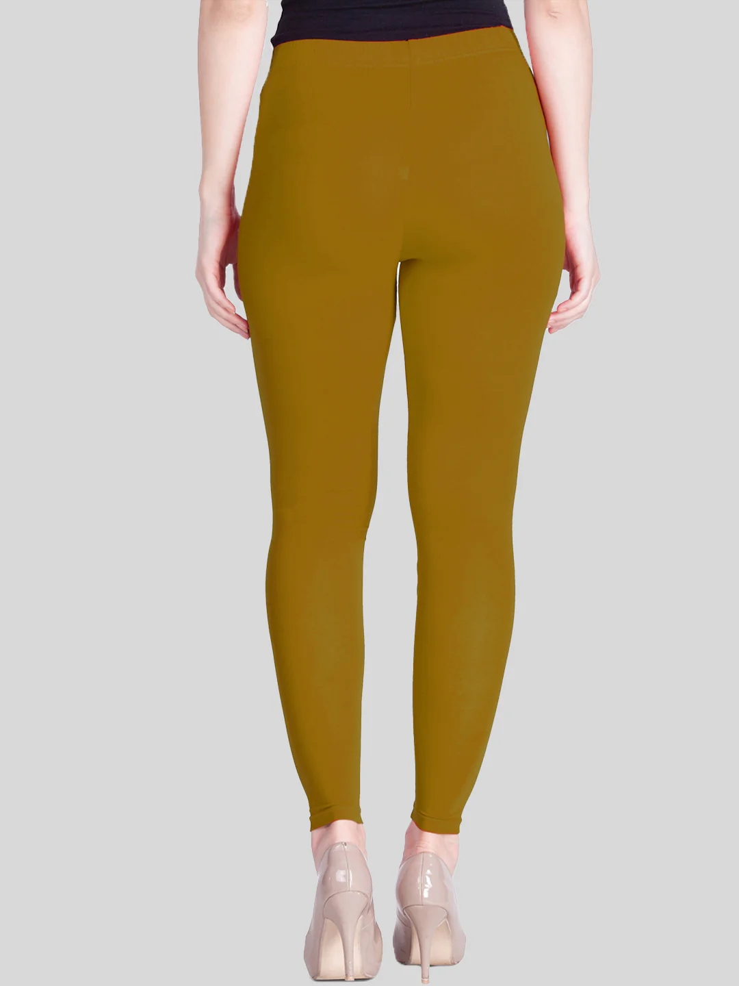 Tawny Olive Ankle Length Leggings
