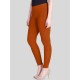 Orange Dark Rust Ankle Length Leggings
