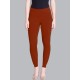 Redish Orange Ankle Length Leggings Redish Orange Ankle Length Leggings