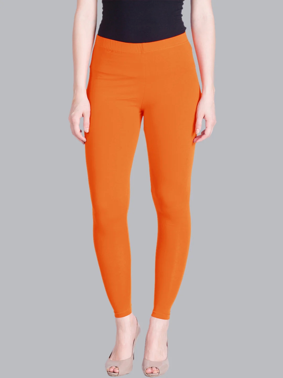 Rich Orange Ankle Length Leggings Rich Orange Ankle Length Leggings
