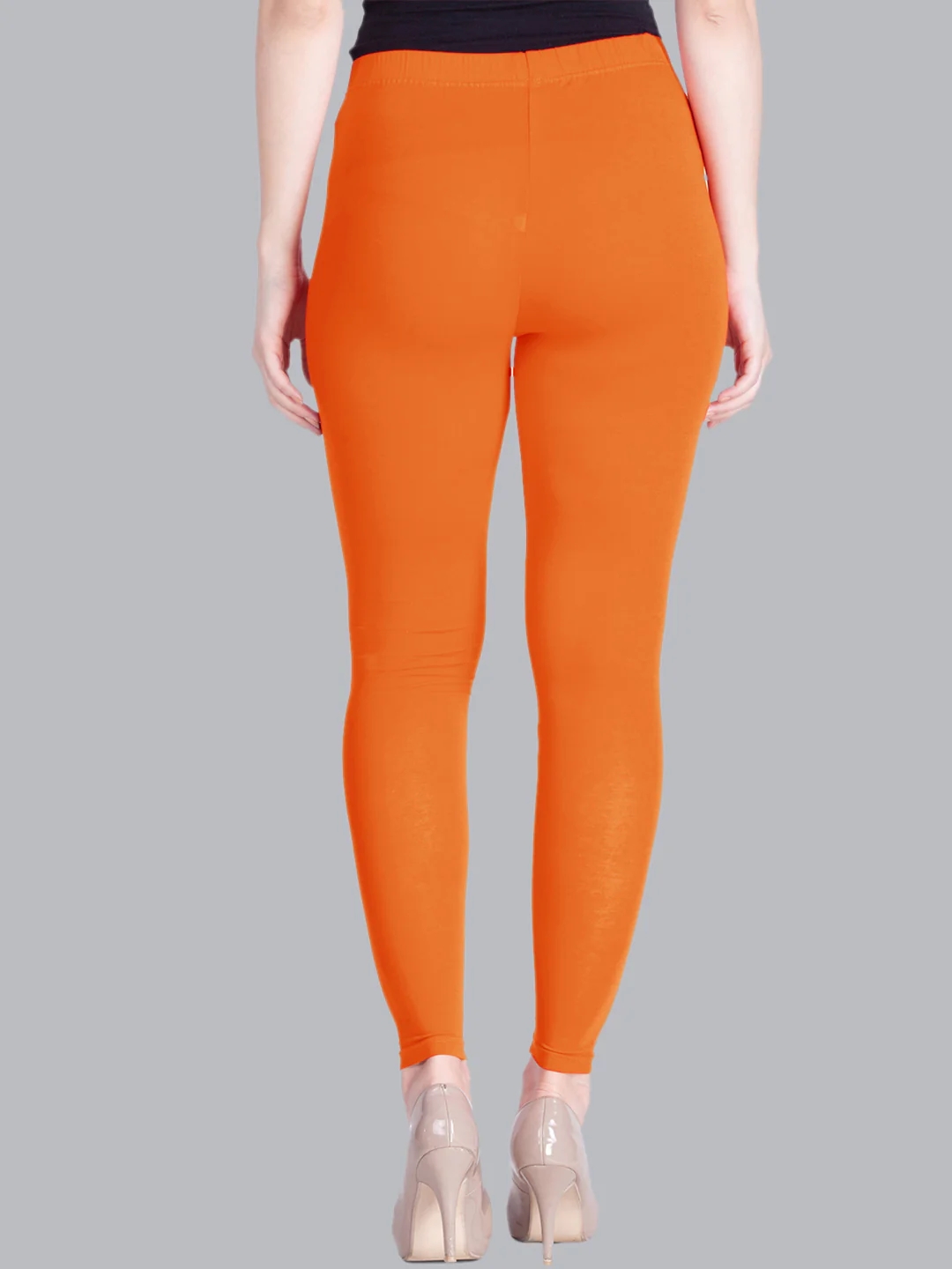 Rich Orange Ankle Length Leggings Rich Orange Ankle Length Leggings