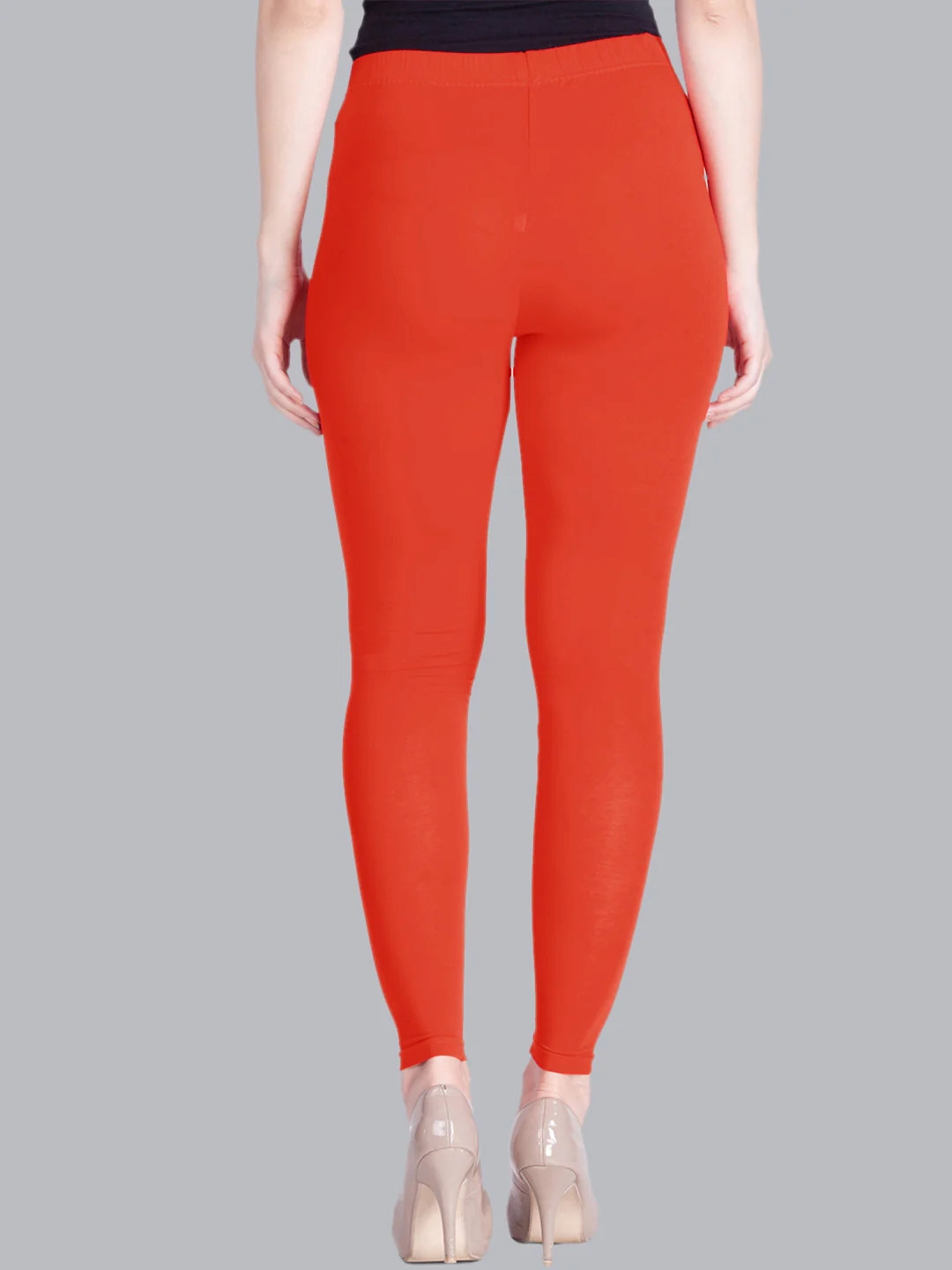 Orange Squash Ankle Length Leggings