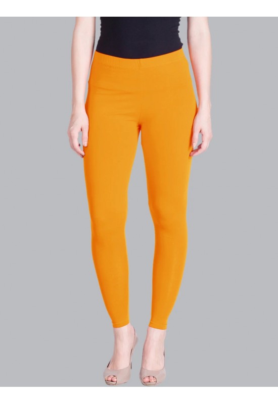 Tango Orange Ankle Length Leggings