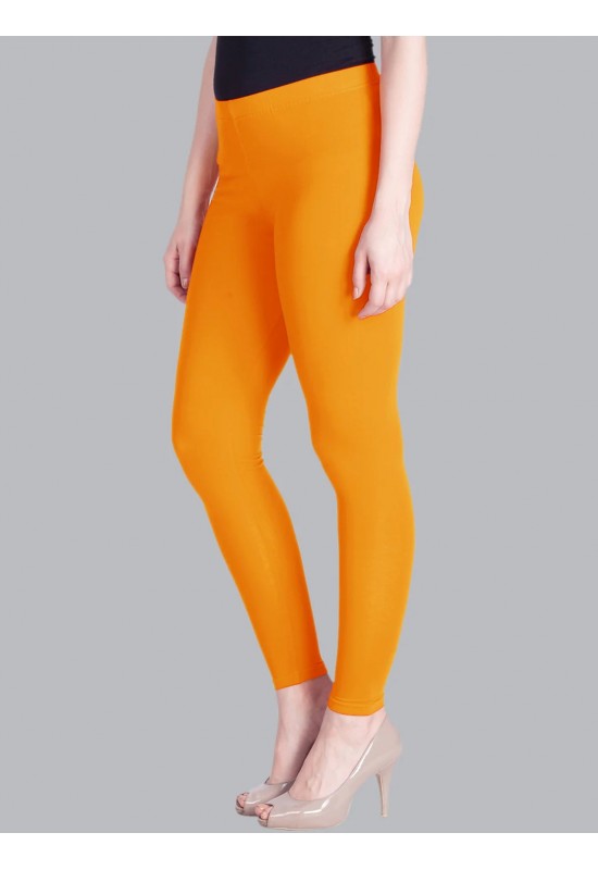 Tango Orange Ankle Length Leggings Tango Orange Ankle Length Leggings