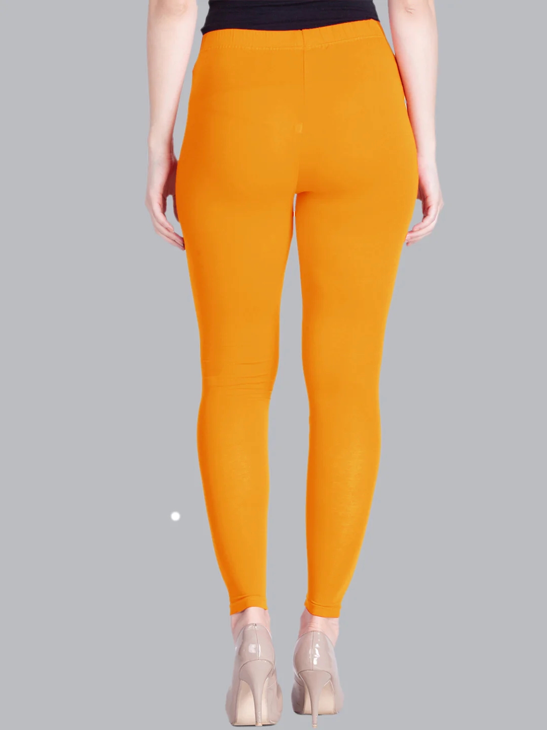 Tango Orange Ankle Length Leggings