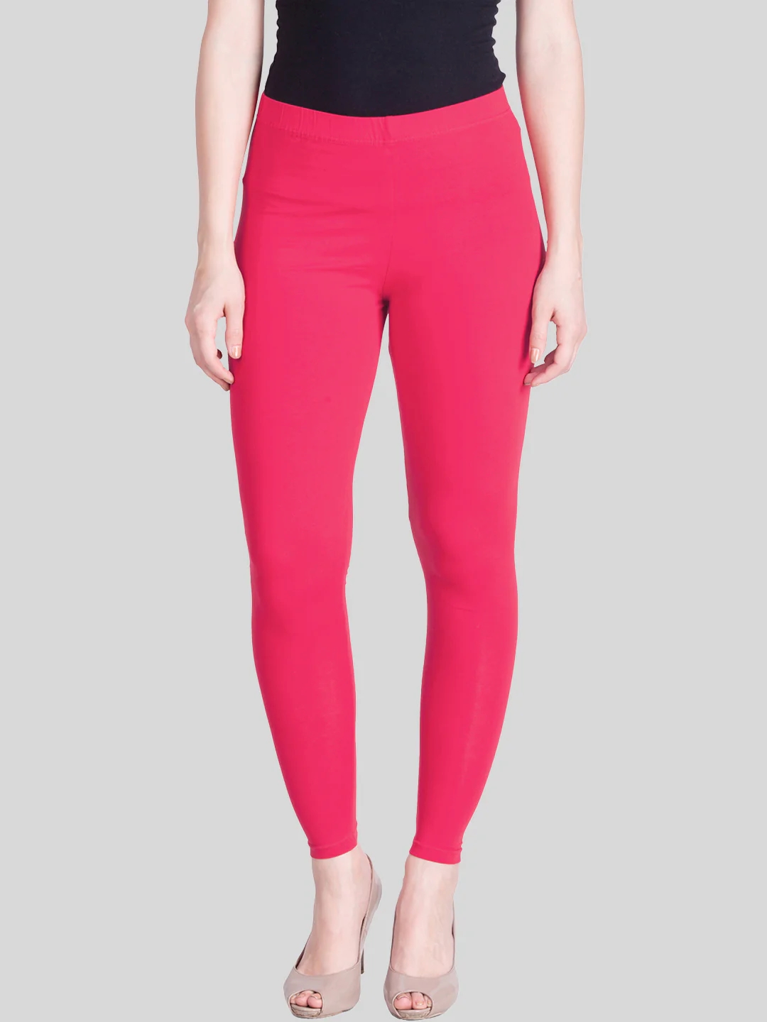 Blossom Pink Ankle Length Leggings Blossom Pink Ankle Length Leggings