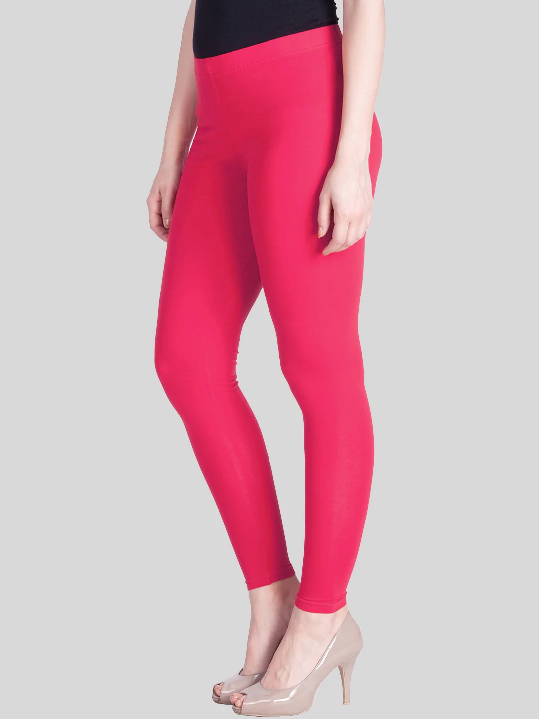 Blossom Pink Ankle Length Leggings Blossom Pink Ankle Length Leggings