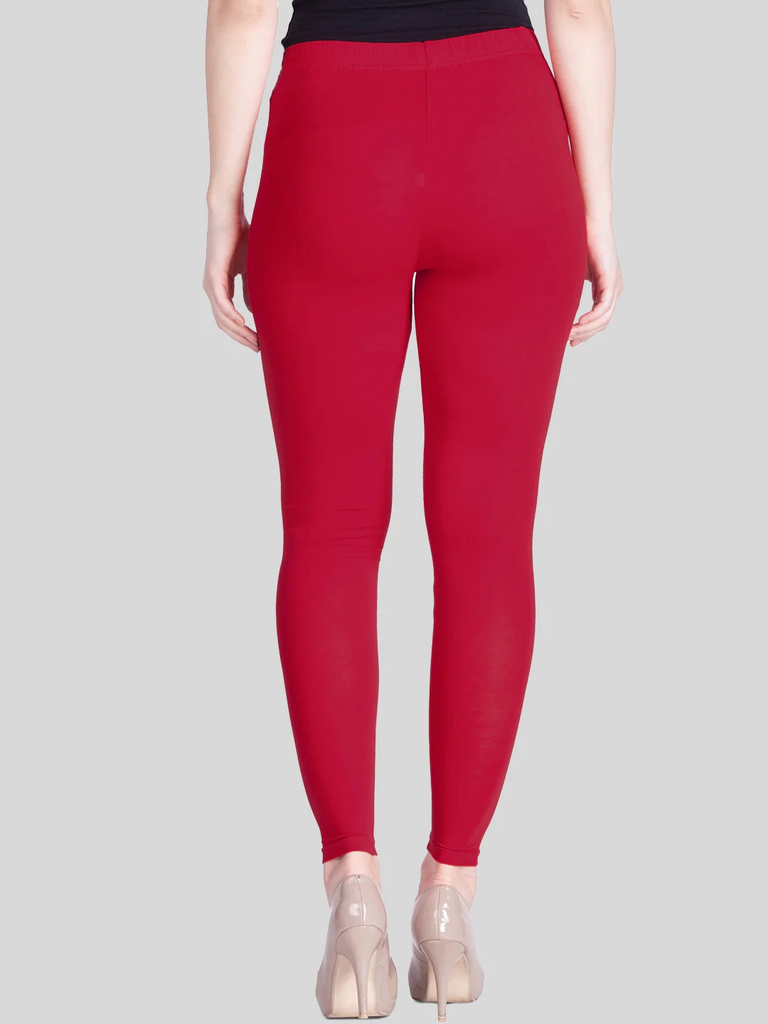 Light Fuchsia Pink Ankle Length Leggings Light Fuchsia Pink Ankle Length Leggings